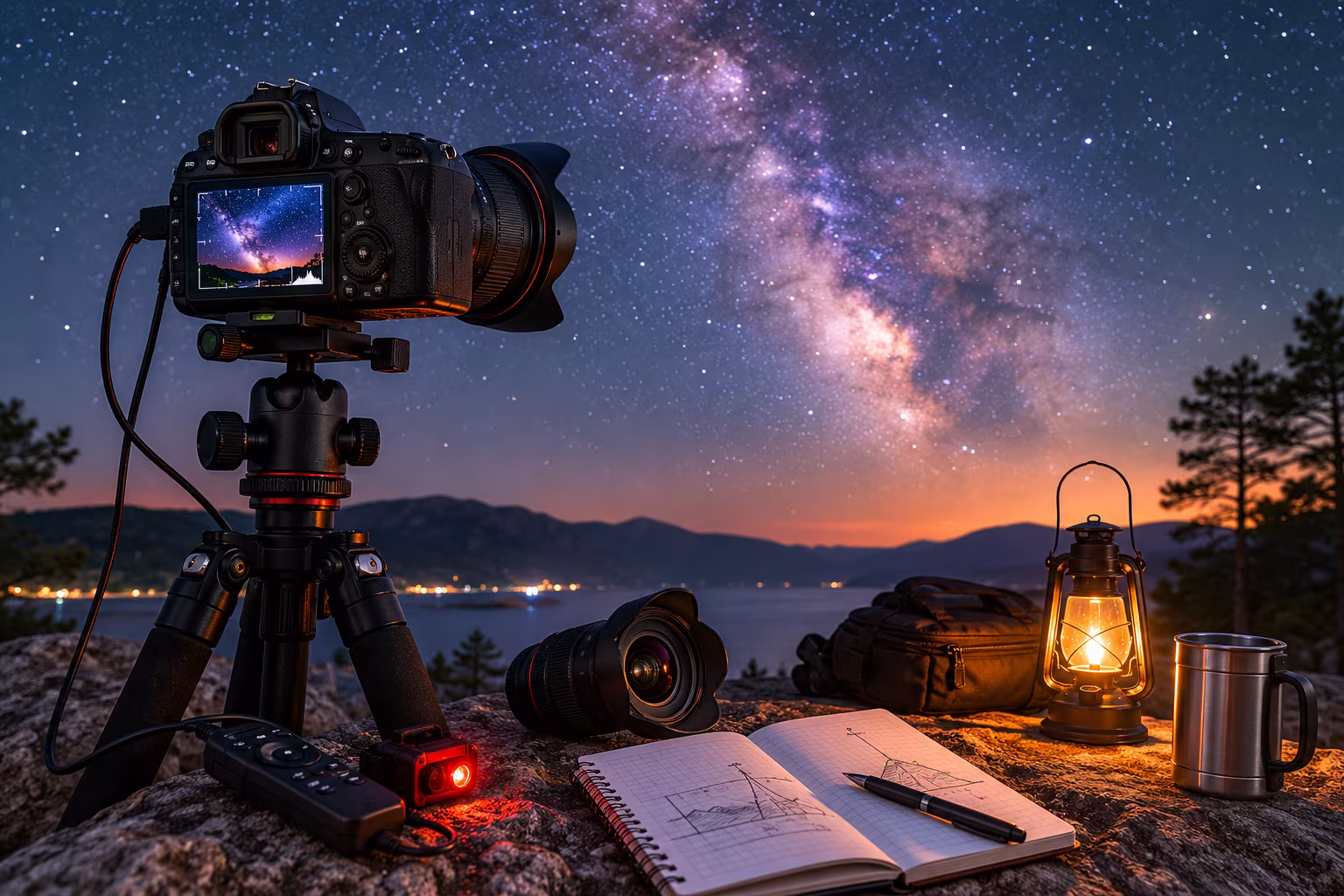 Astrofotoğrafa Başlamak: Teleskopsuz Çekim Rehberi - Astrofotoğraf için ekipman: detaylı rehber bolumunu gosteren detayli hobi gorseli