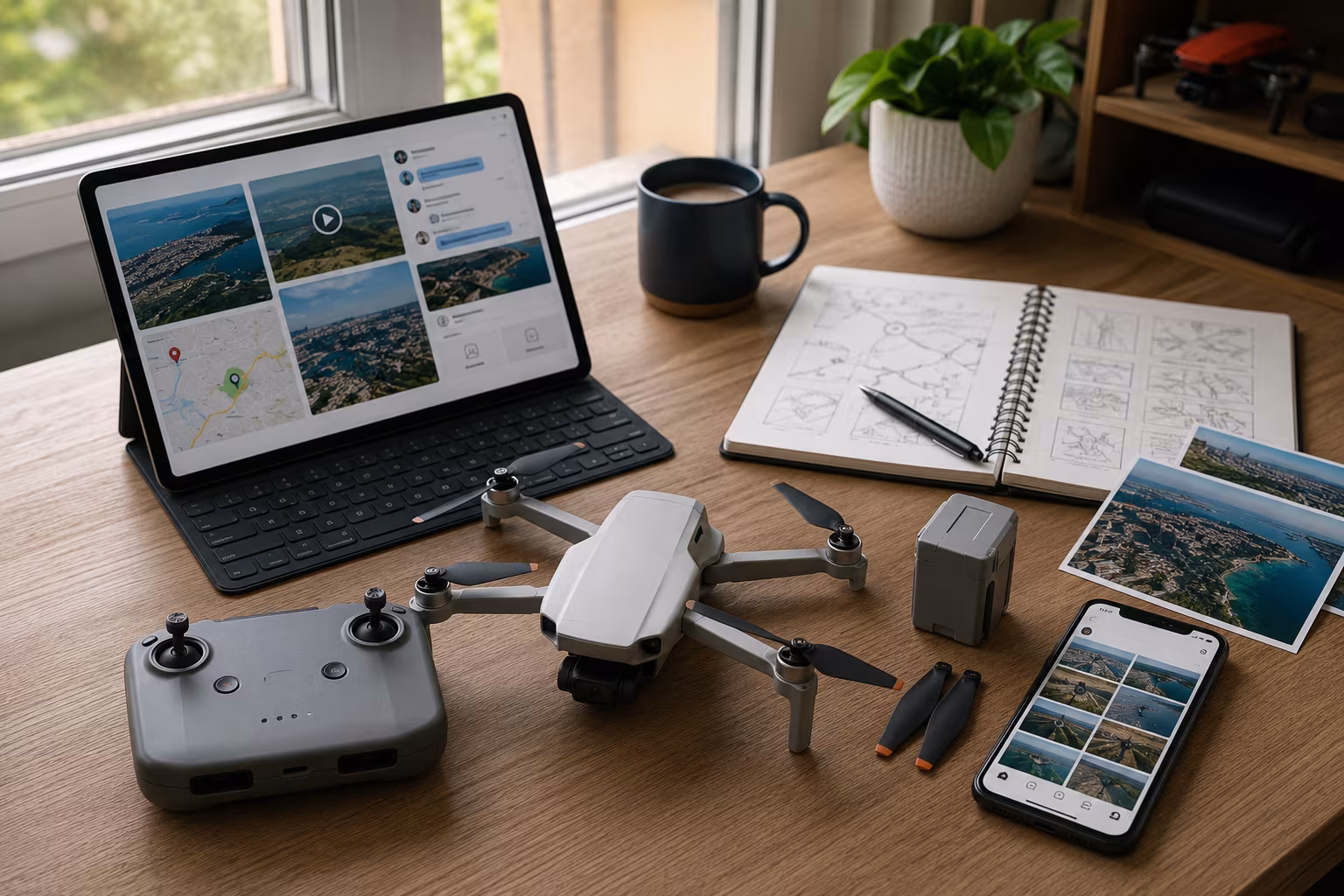 Drone Pilotluğuna Başlamak: İlk Uçuş Kontrolleri - Drone topluluğu Türkiye'de bolumunu gosteren detayli hobi gorseli