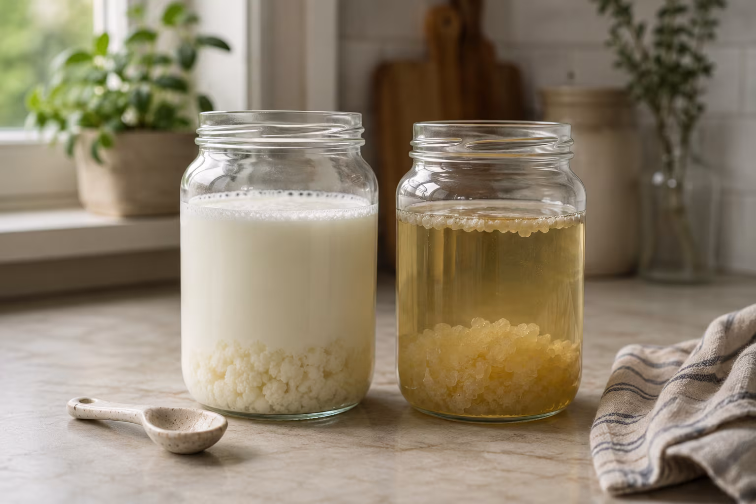Kefir Mayalama: Süt ve Su Kefiri