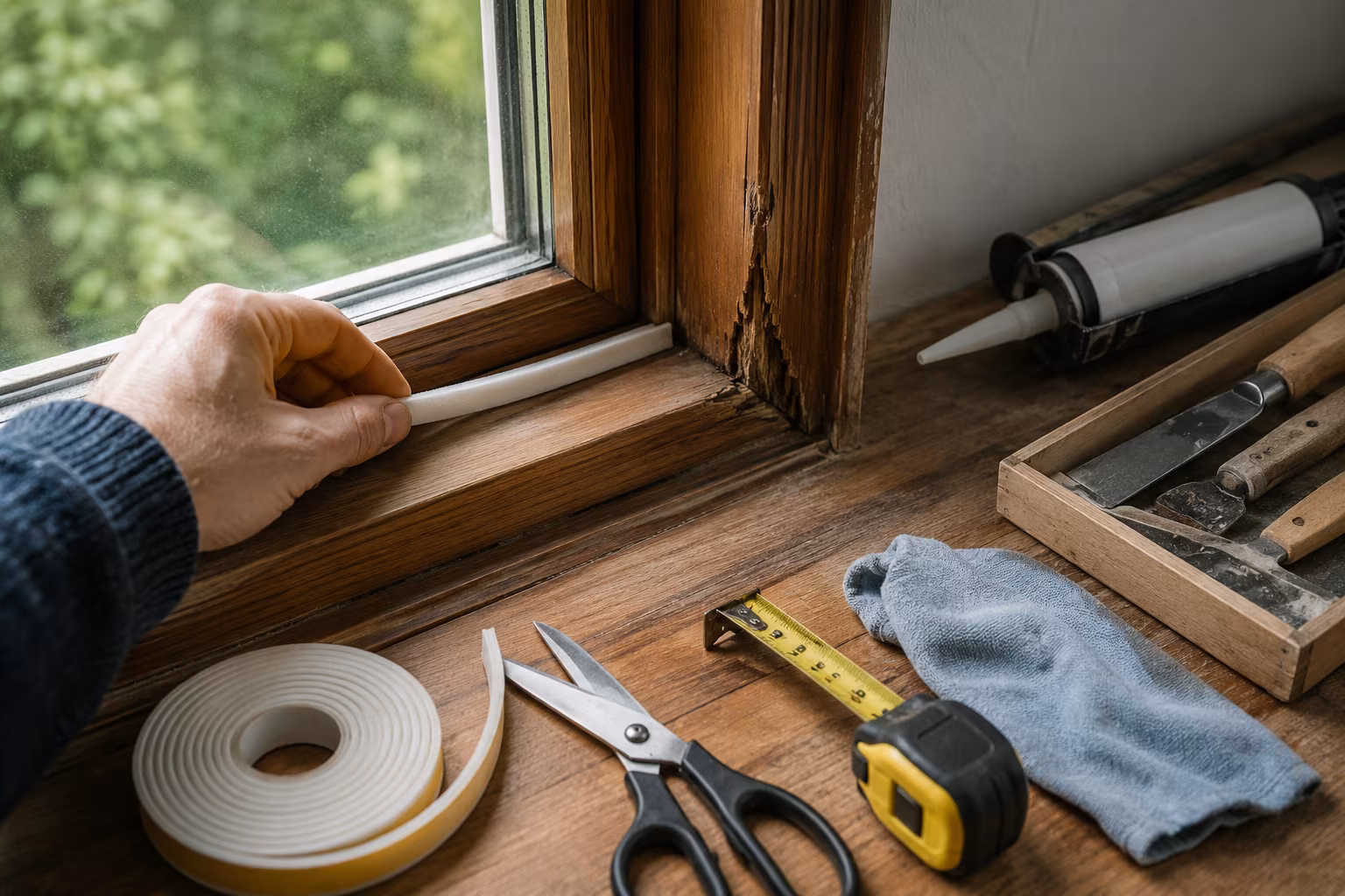 Pencere Kenarı Isı İzolasyonu: Bant ve Sızdırmazlık - DIY ile profesyonel arasında karar bolumunu gosteren detayli hobi gorseli
