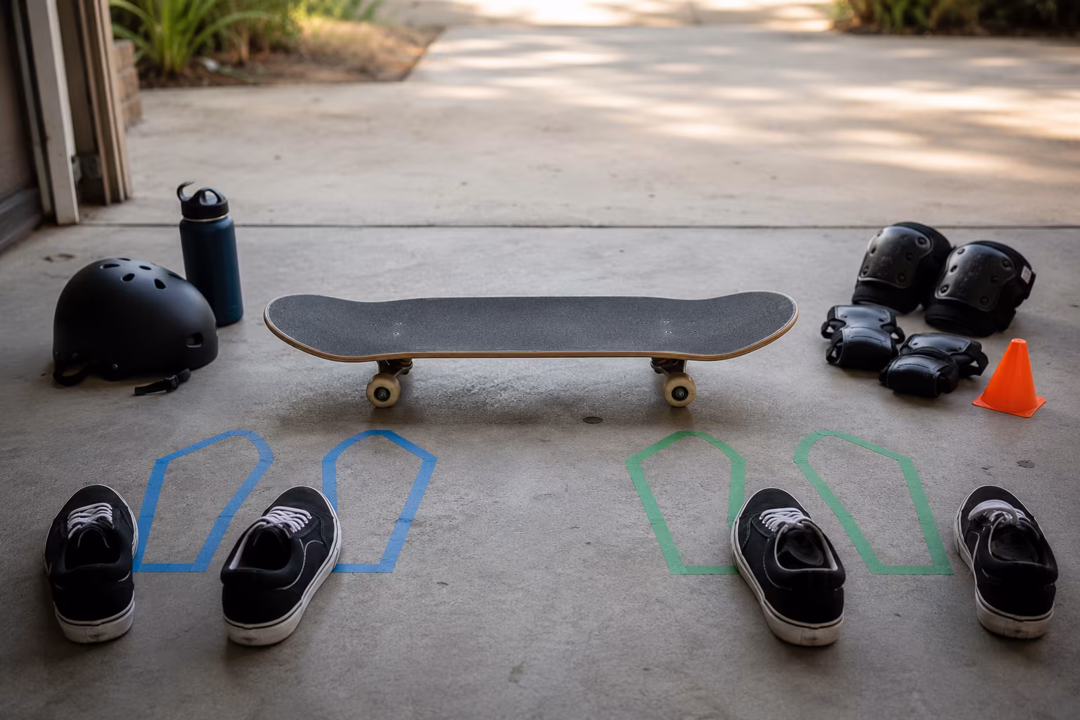 Skateboard Stance Seçimi: Regular ve Goofy Farkı - Switch stance bolumunu gosteren detayli hobi gorseli