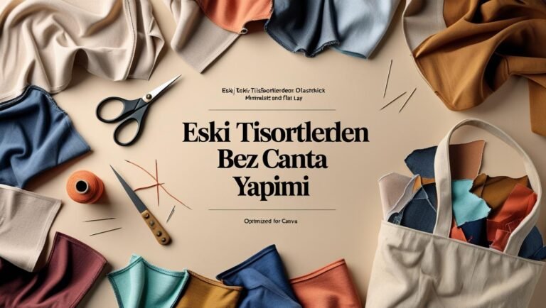 Eski Tişörtlerden Bez Çanta Yapımı