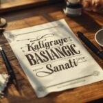 Kaligrafiye başlangıç rehberi için kapak görseli