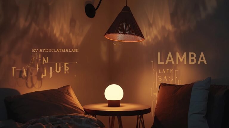 DIY lamba ve abajur tasarımlarını öne çıkaran modern kapak görseli.