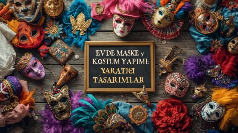 Evde maske ve kostüm yapımı rehberi için kapak görseli