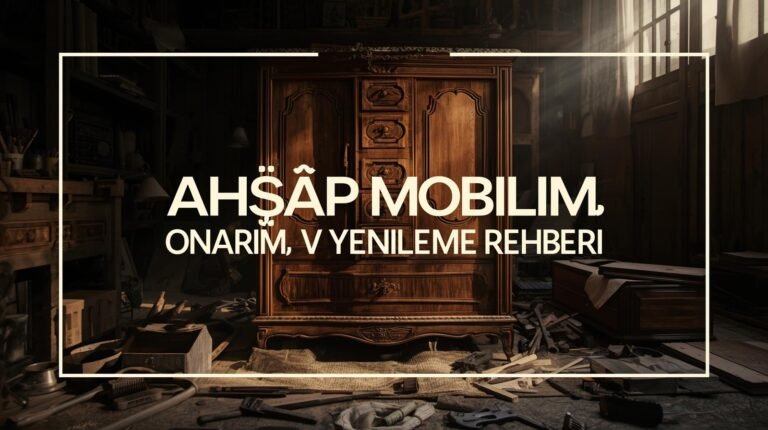 Ahşap mobilya onarımı ve yenileme rehberi için kapak görseli